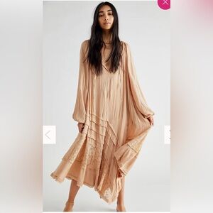 Free People Ocean Side Maxi Dress in color Woodland Size XS